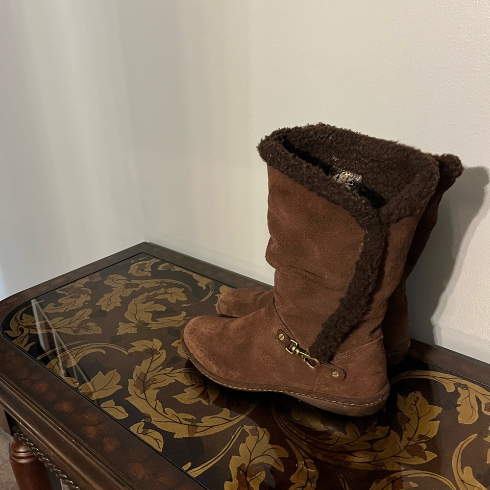 Lands End suede boots